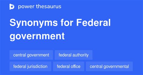 repurpose synonym|another word for federal government.